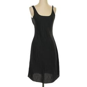 Ralph Lauren Purple Label Collection Black Mini Silk Slip Dress S Sleeveless